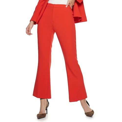 Nine West Petite Madison Kick Flare Pants Ciara Is The Face Of Nine West S New Affordable Clothing Line At Kohl S Shop It Here Popsugar Fashion Photo 146 Jeans in stretch denim with high waist, zip fly, and extended waistband tab with snap fastener. popsugar