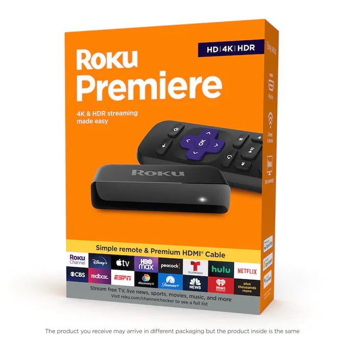 A Streaming Device: Roku 4K Streaming Device