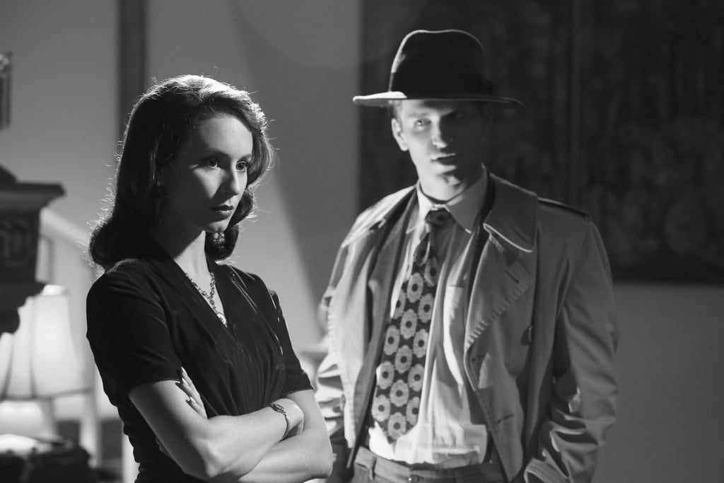 Toby gets into full detective garb with Spencer.
Source: ABC Family