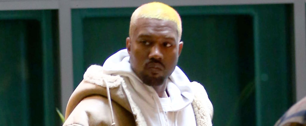 Kanye West's Rainbow Hair December 2016