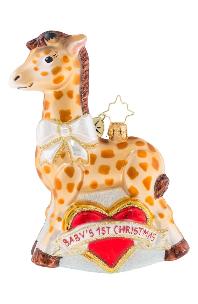 Christopher Radko Spot My First Christmas Ornament