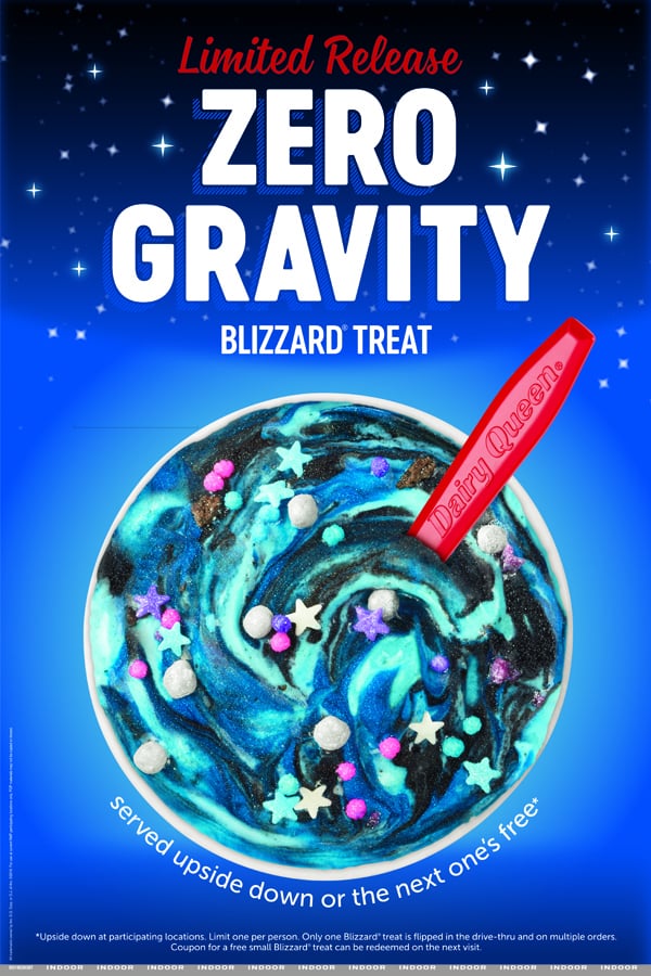 Dairy Queen Out-of-This-World Blue Galaxy Blizzard