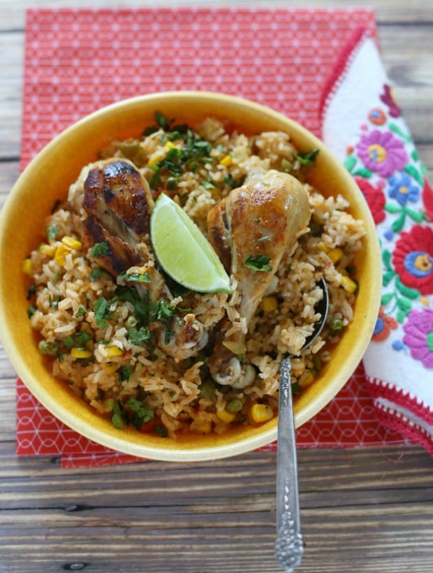 Instant Pot Chicken and Rice (Arroz con Pollo) - Tastes Better from Scratch