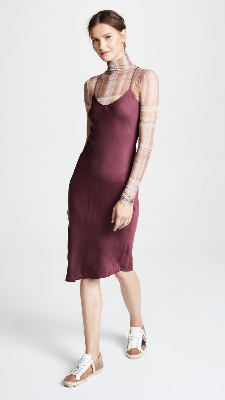 AG Scarlette Slip Dress How to Wear a Slip Dress in the Fall POPSUGAR Fashion Photo 29