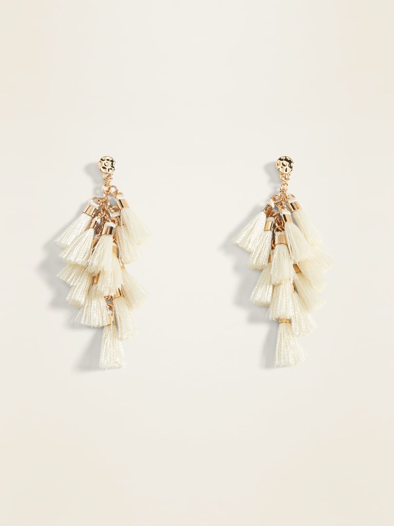 Old Navy Tassel Chandelier Drop Earrings