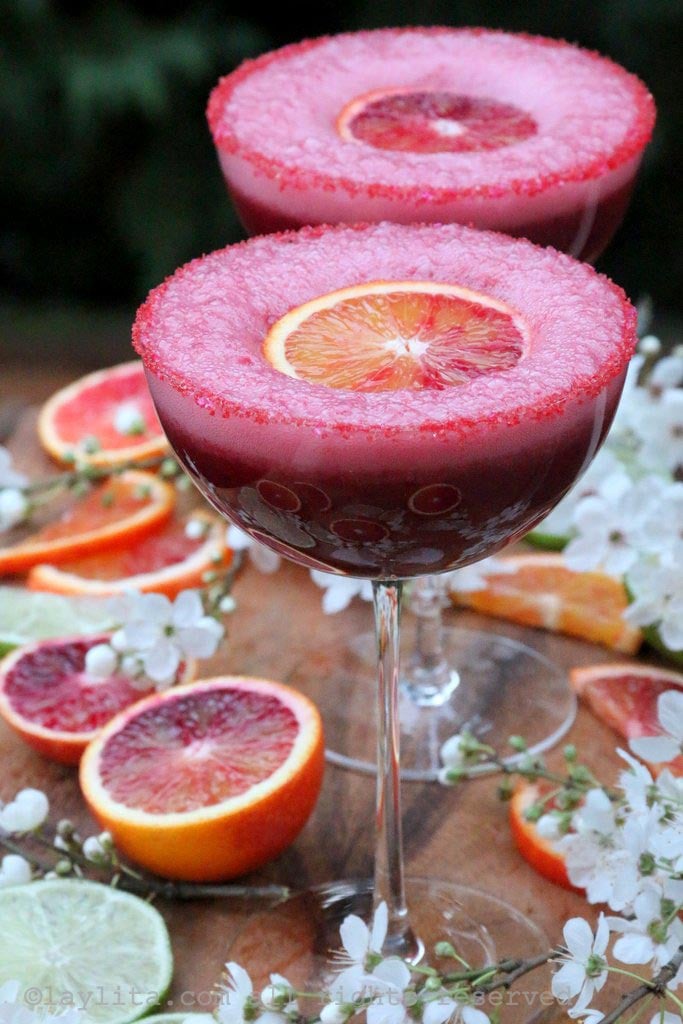 Blood Orange Pisco Sour