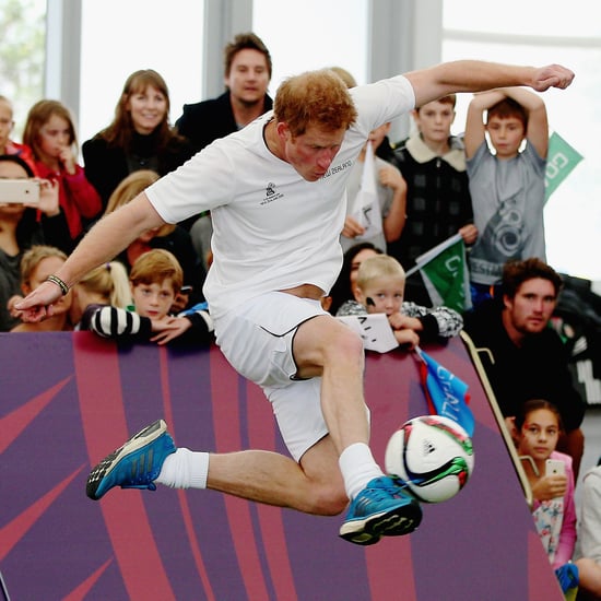 Prince Harry Playing Soccer in New Zealand