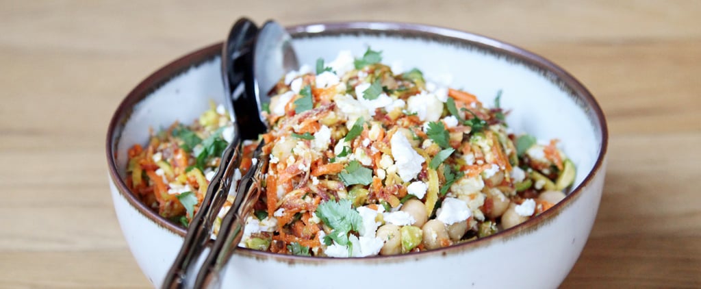Carrot, Chickpea, and Feta Salad
