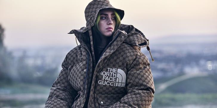 Råd ovn Rød dato Billie Eilish's Gucci x The North Face Coat at Her Premiere | POPSUGAR  Fashion
