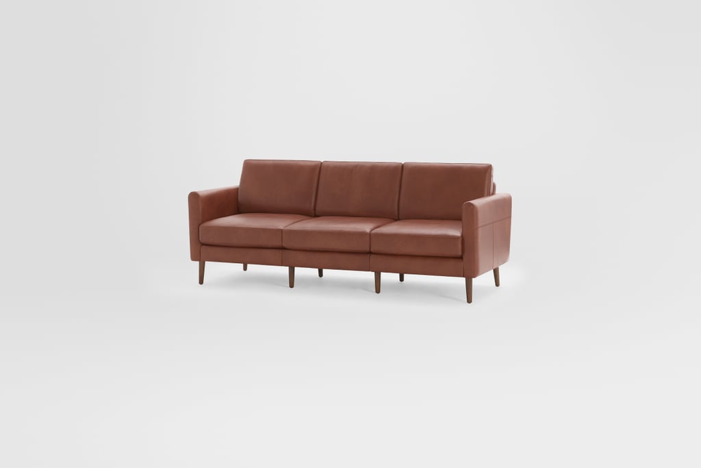 burrow nomad leather sofa