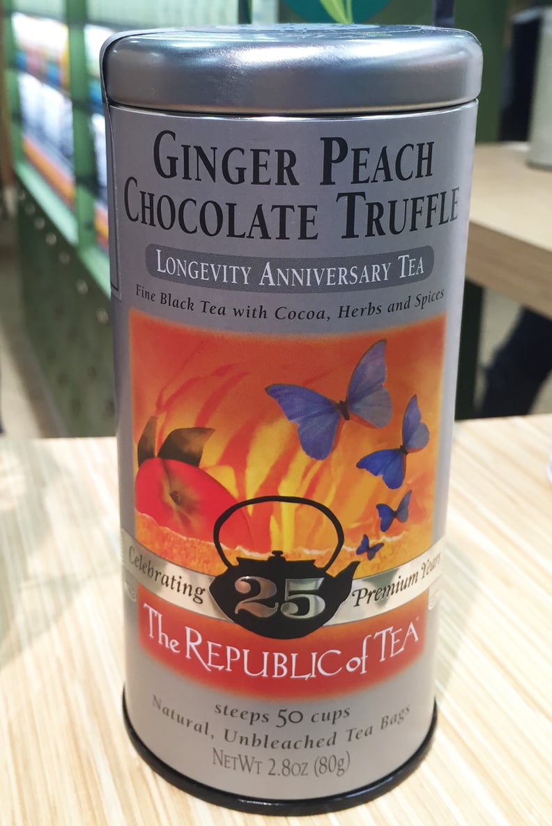 Republic of Tea Ginger Peach Chocolate Truffle ($12)
