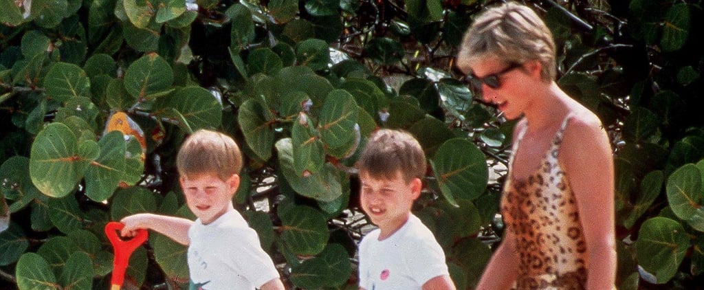 Princess Diana on Vacation With William and Harry Pictures