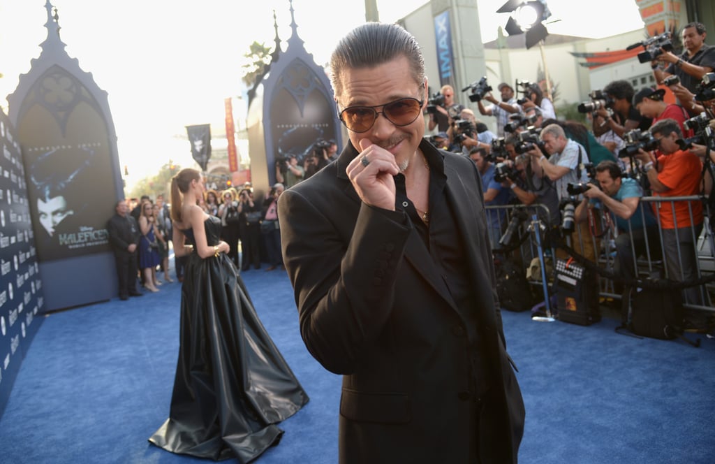 Angelina Jolie and Brad Pitt at the Maleficent LA Premiere