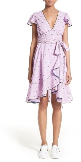 Marc Jacobs Ruffle Reverse Fil Coupe Dress