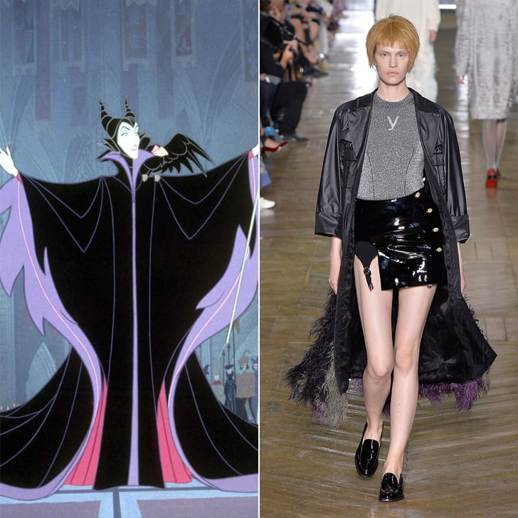 Maleficent in Ulyana Sergeenko Haute Couture