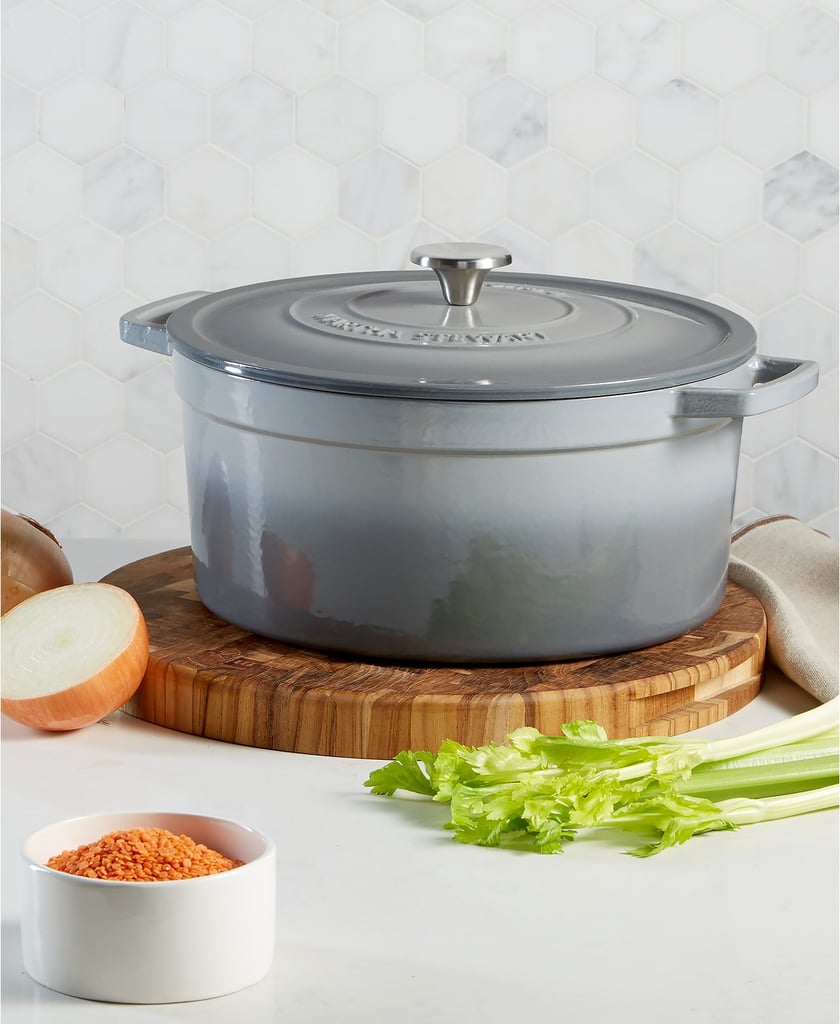 A Quality Dutch Oven: Martha Stewart Collection Enameled Cast Iron Round 8-Qt. Dutch Oven