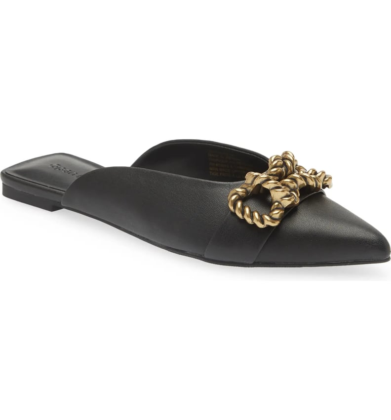 A Golden Accent: Open Edit Kyla Flat Mule