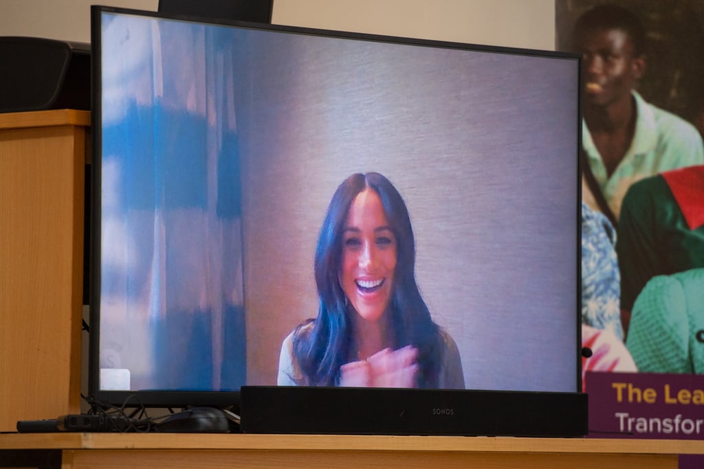 Meghan Markle Skypes Into Prince Harry's Meeting in Africa