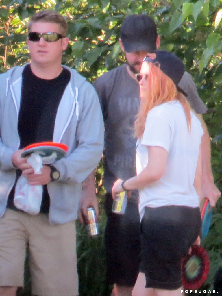 Kristen Stewart With Orange Hair on Her Birthday