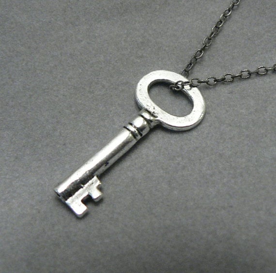 Mary Margaret Silver Key Necklace