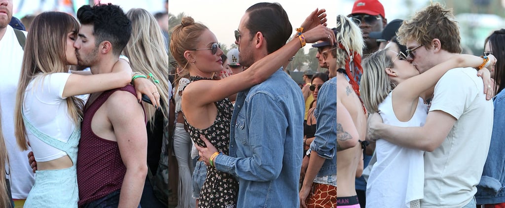 Celebrity Couples Show PDA at Coachella 2014