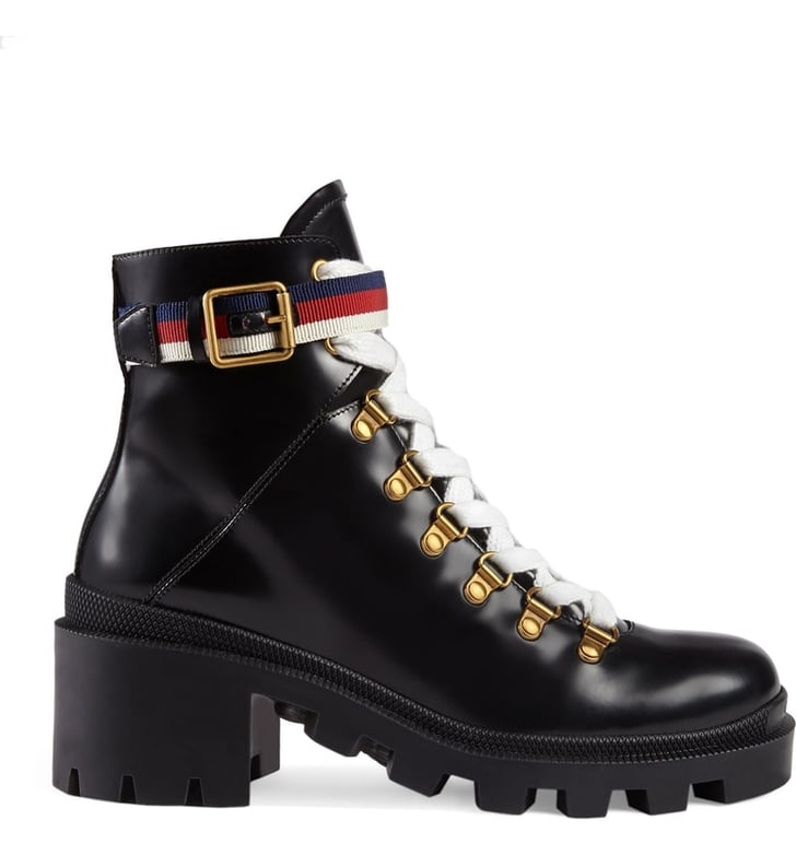 gucci trip combat boot