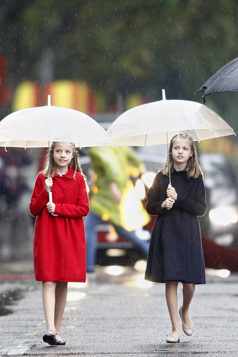 Princess Leonor and Infanta Sofía in 2016