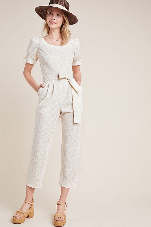 anthropologie white romper