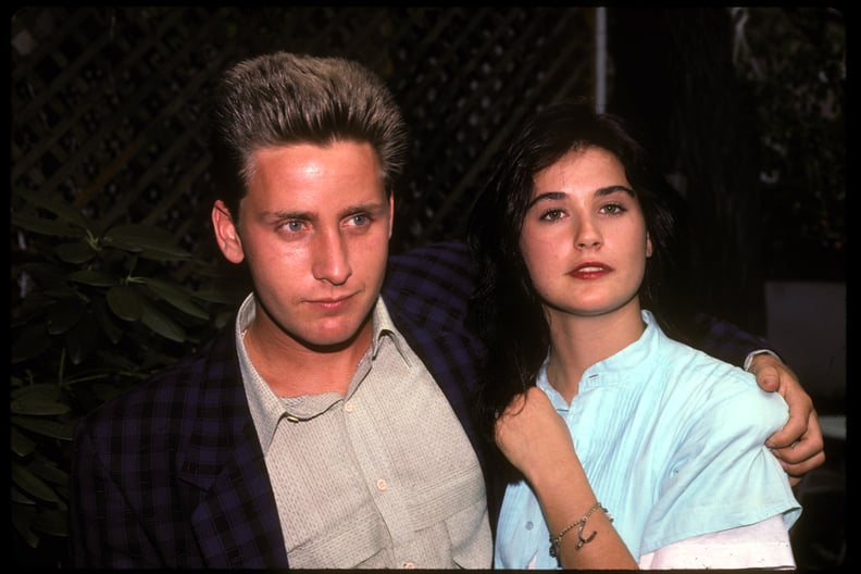 Demi Moore and Emilio Estevez