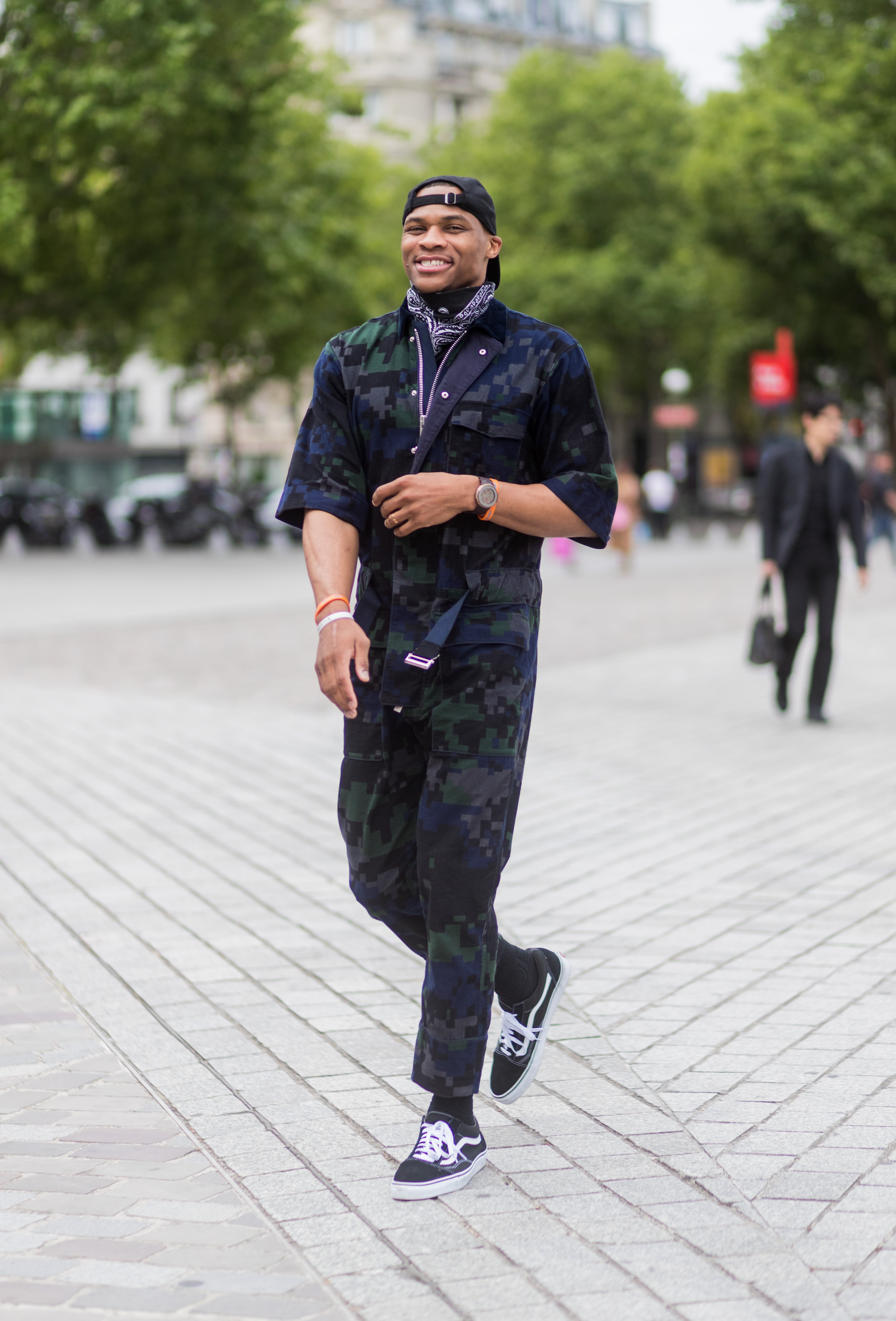 Russell Westbrook is back at New York Fashion Week as the 'Fashion King