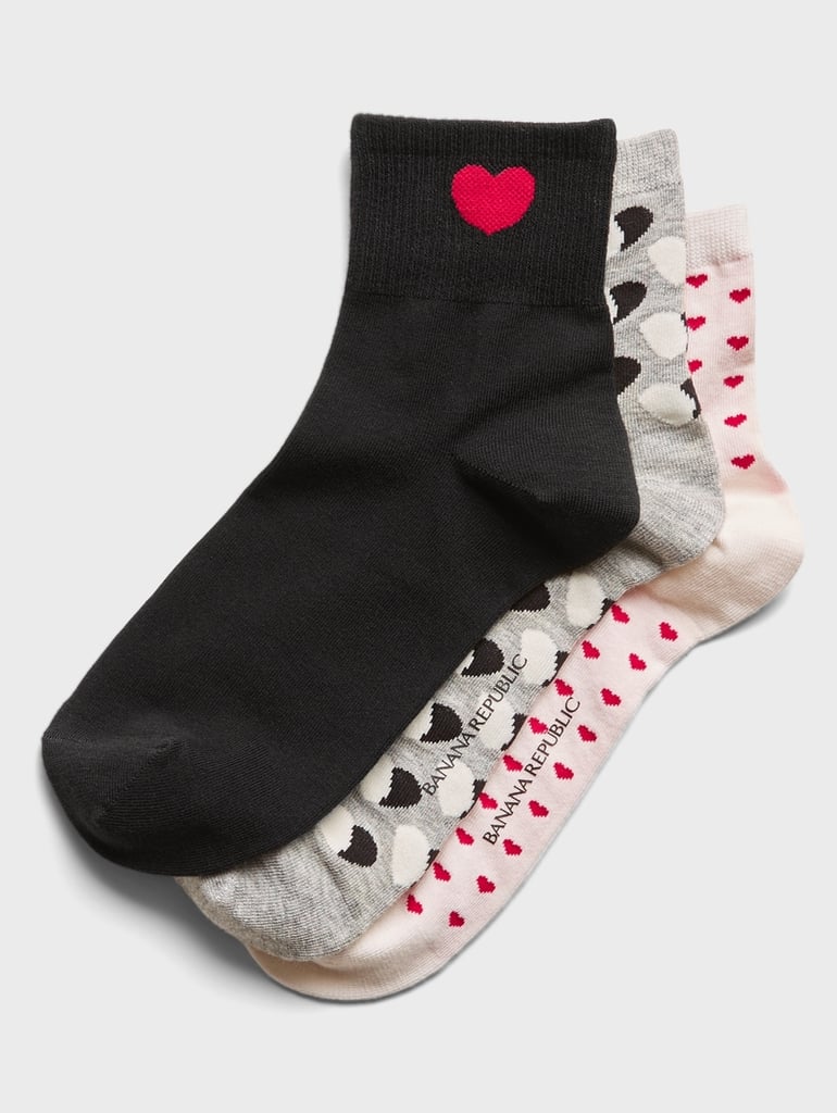 Banana Republic Valentine's Day Ankle Sock 3-Pack