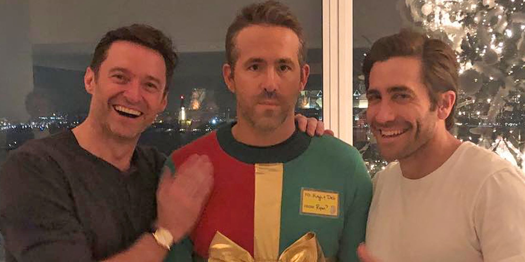 Jake Gyllenhaal And Hugh Jackman Troll Ryan Reynolds 2019 Popsugar Celebrity 