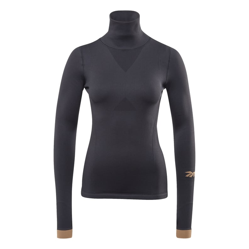 Reebok x VB Seamless Long Sleeve Top in Black