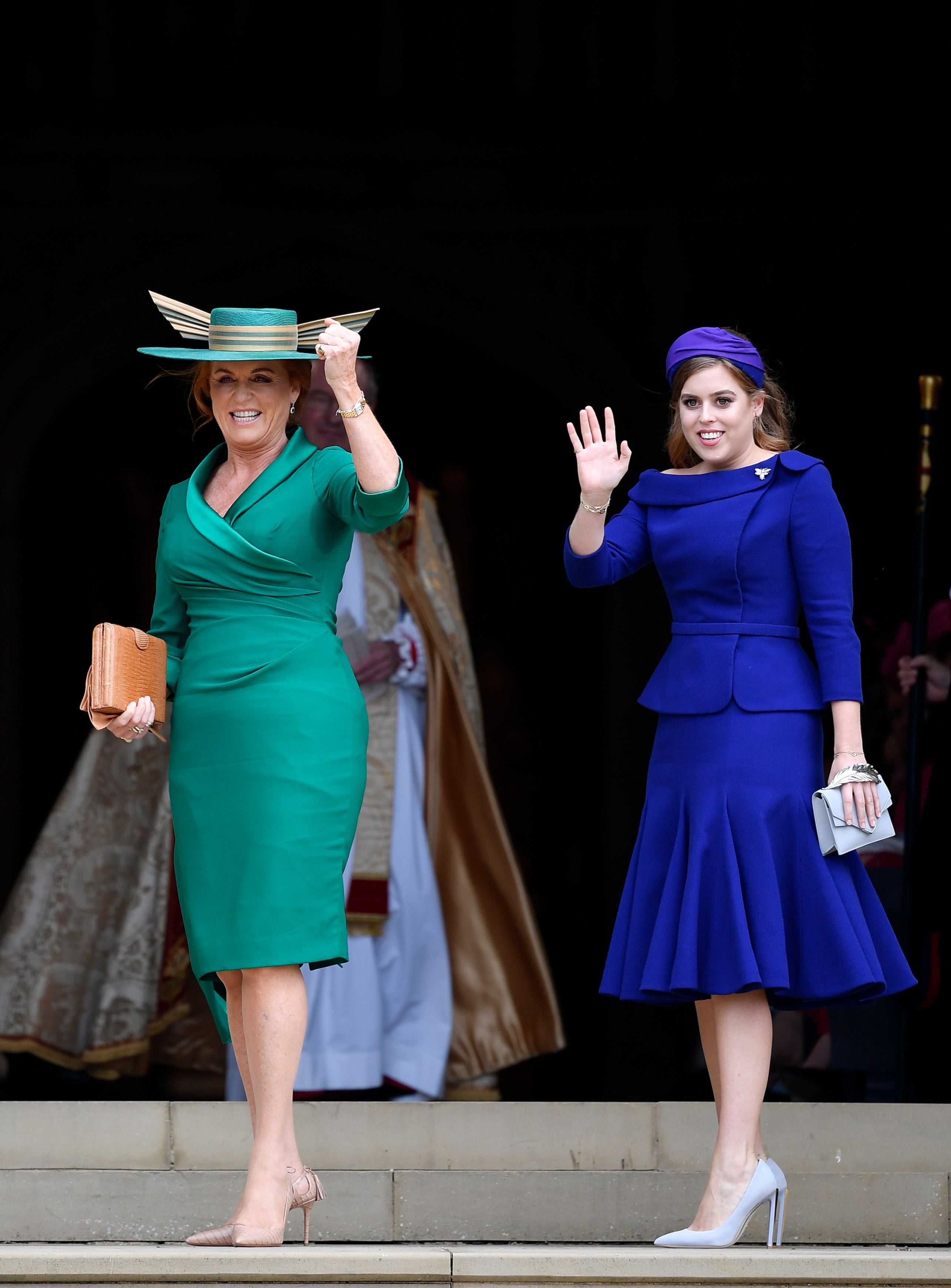 Princess Beatrice Bridesmaid Dress at Eugenie's Wedding 2018 | PS Fashion