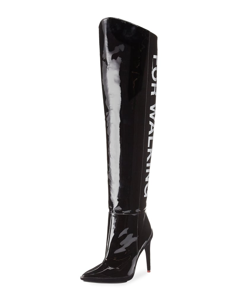 off white for walking pumps