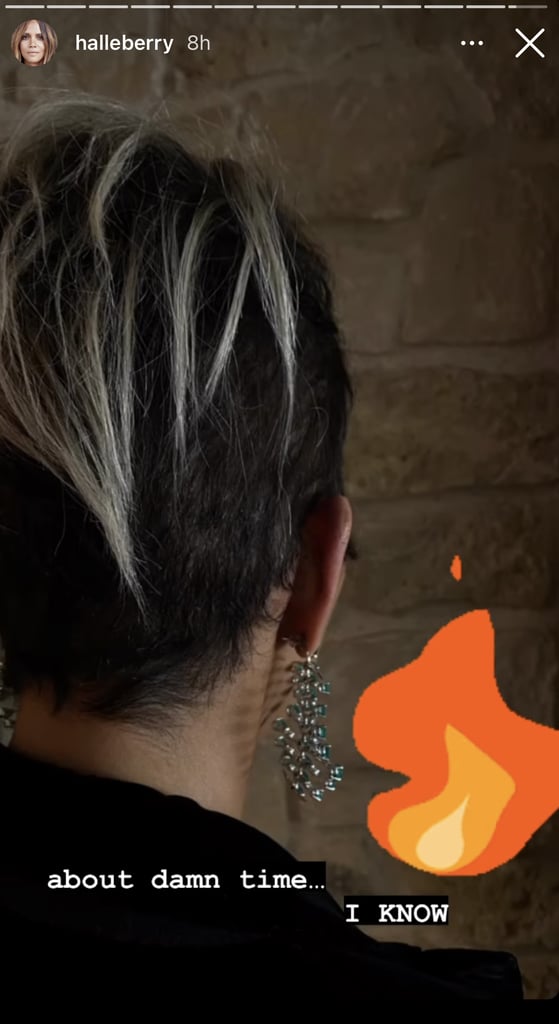 Halle Berry's New Haircut 2022: Bixie Cut