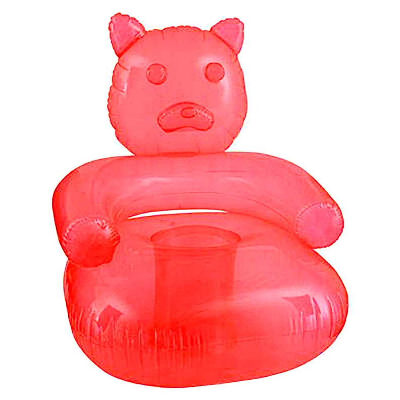 Red Inflatable Gummy Bear Chair