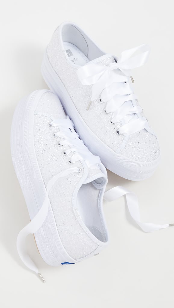 Keds x Kate Spade Triple Up Glitter Sneakers