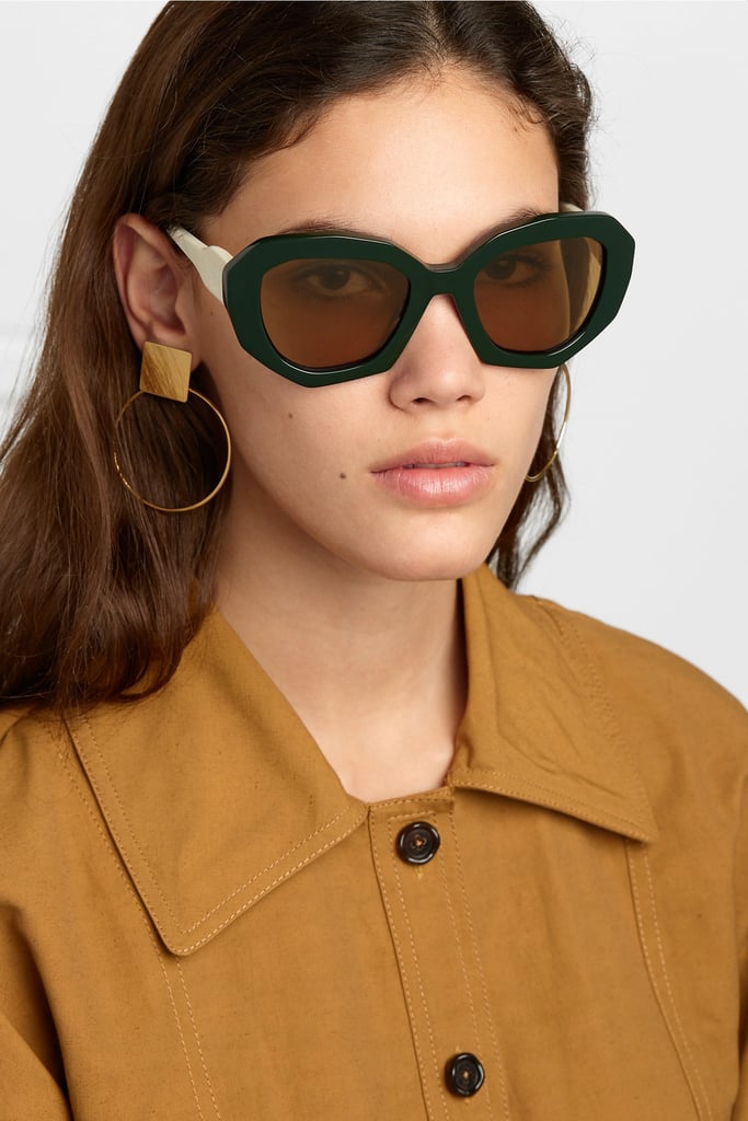 Marni Cat-Eye Two-Tone Acetate Sunglasses