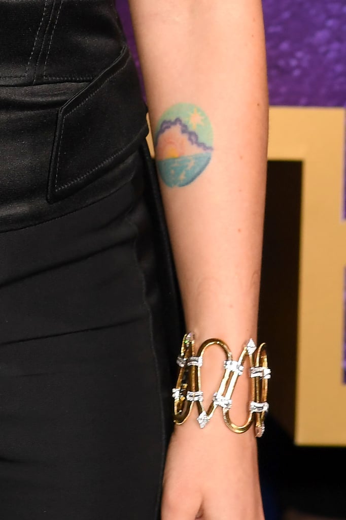 Scarlett Johansson’s Sunrise Tattoo