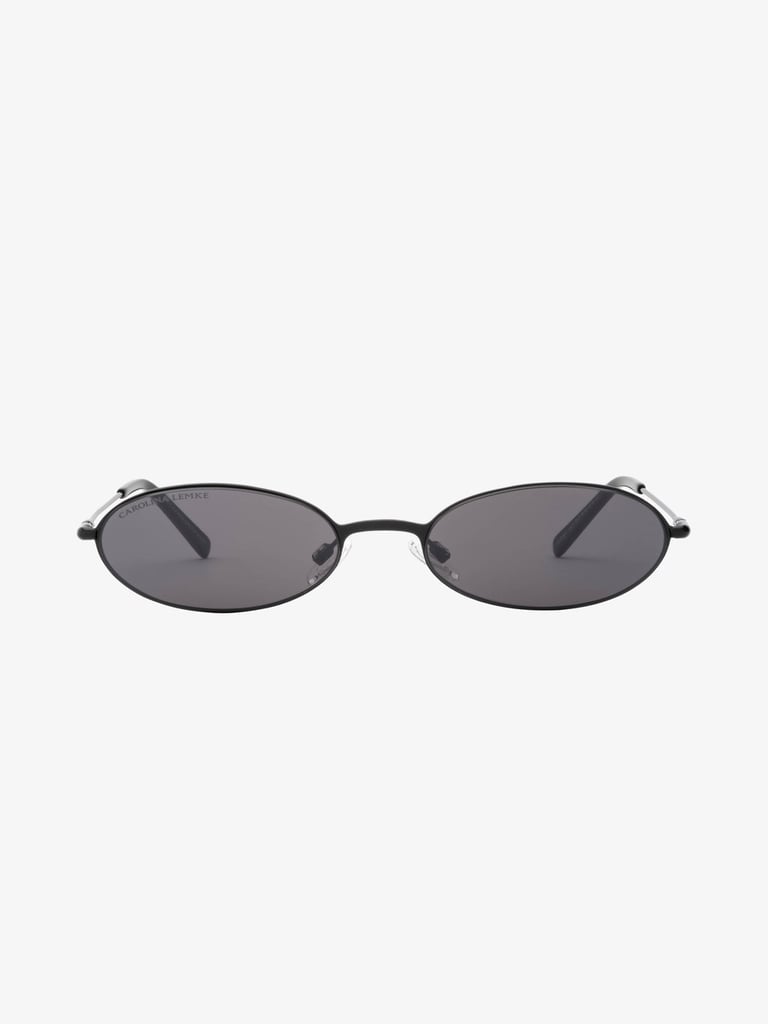 Kim Kardashian/Carolina Lemke Sand Glasses in Shiny Black