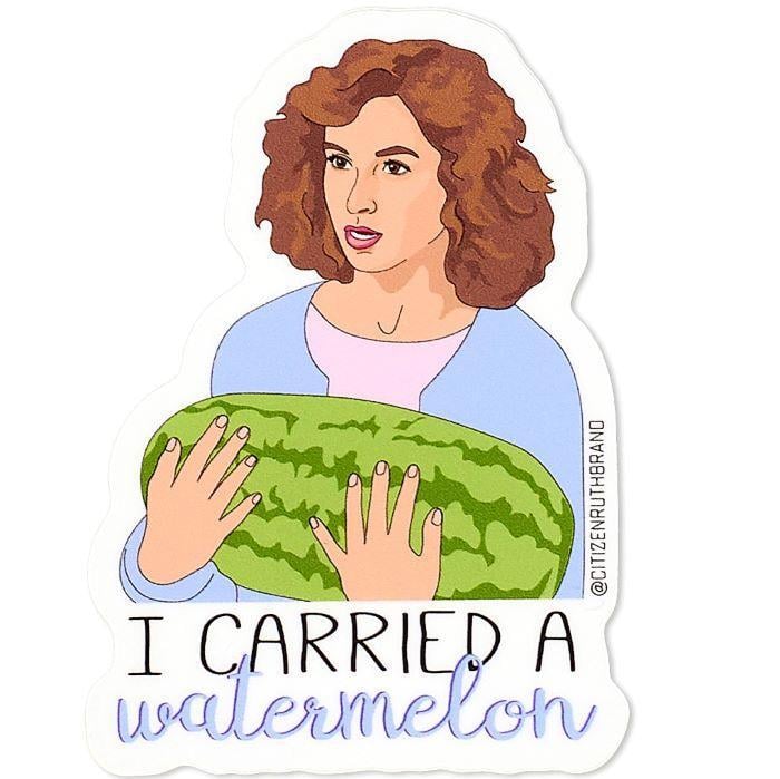 I Carried a Watermelon Vinyl Sticker