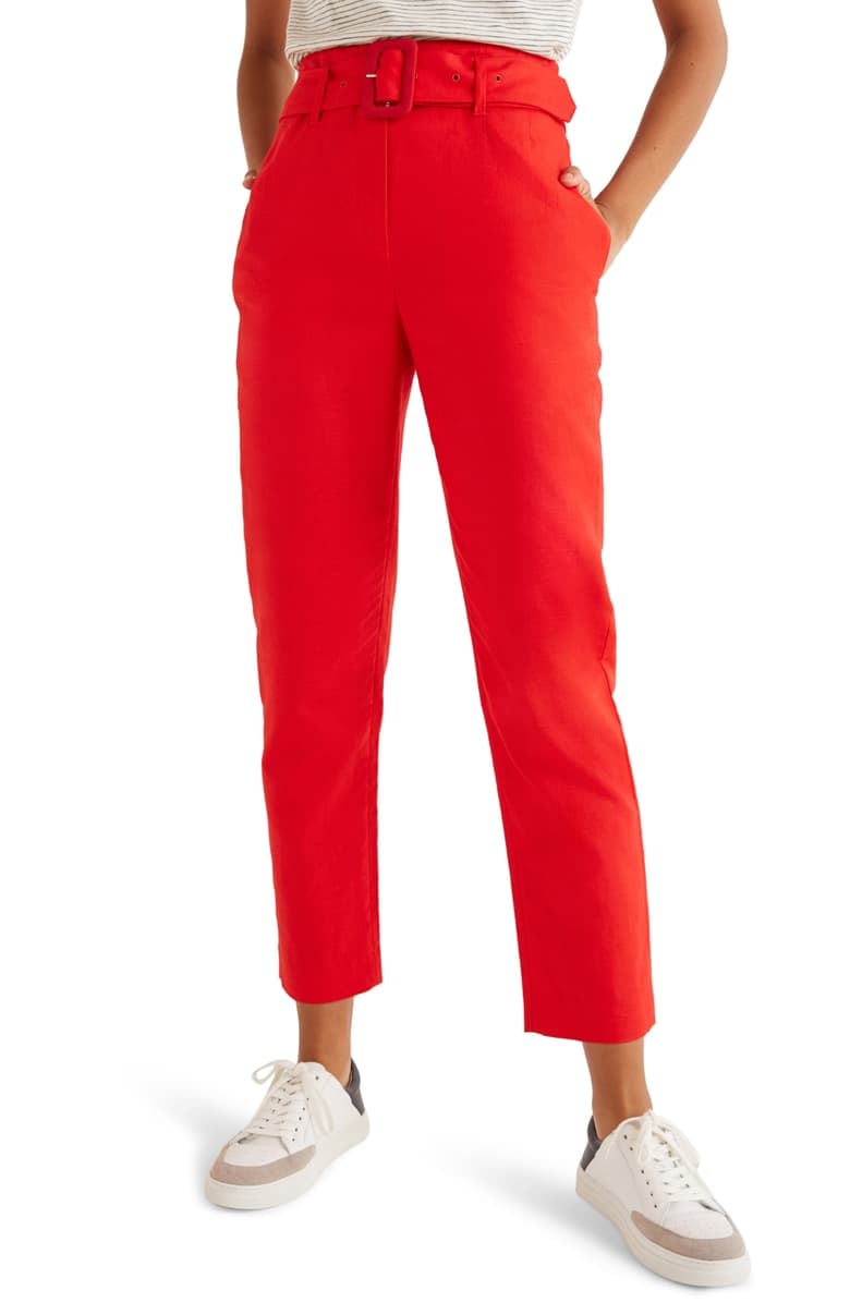 Boden Holkham Linen & Cotton Pants