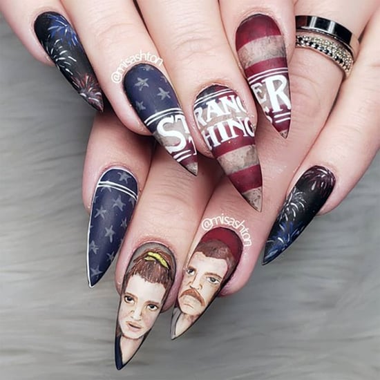 Stranger Things Nail Art