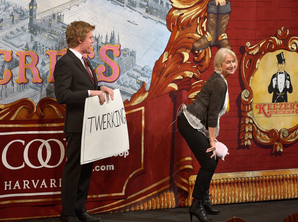 Helen Mirren gave Miley Cyrus a run for her money with some serious twerking skills.