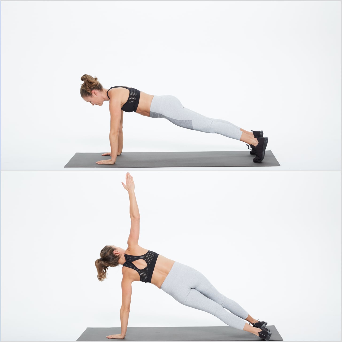 T online plank exercise