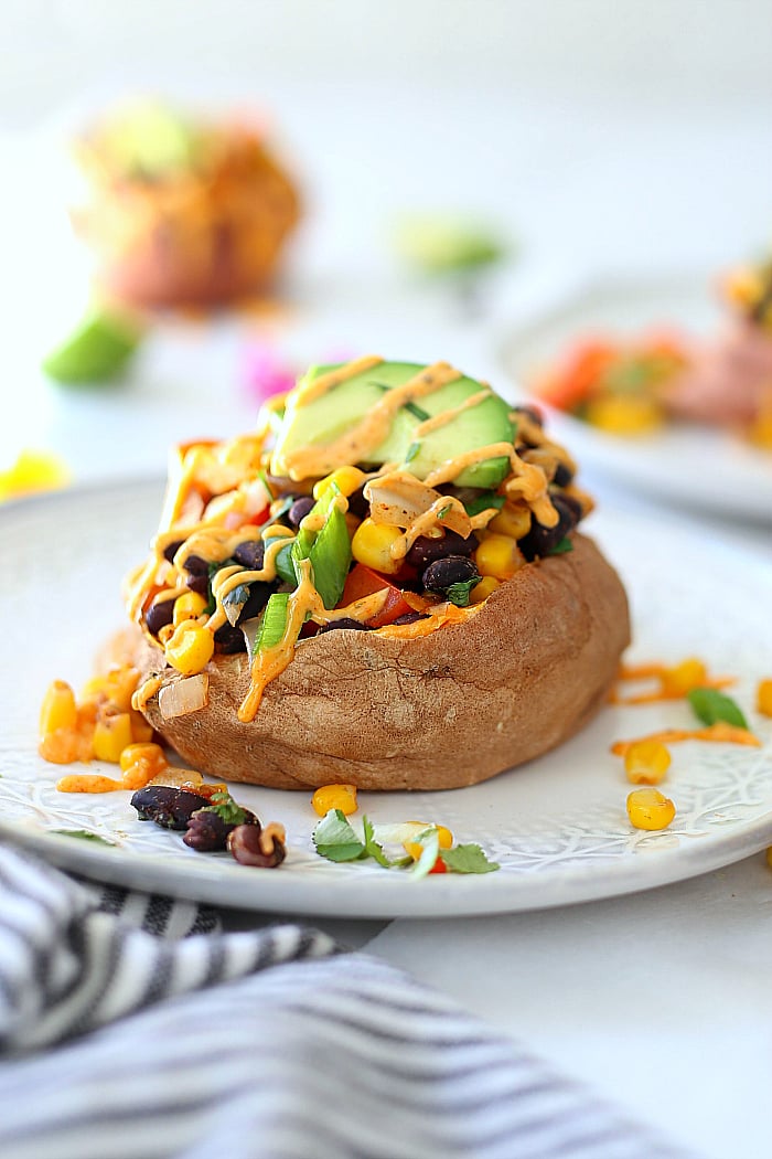 Mexican Stuffed Sweet Potatoes