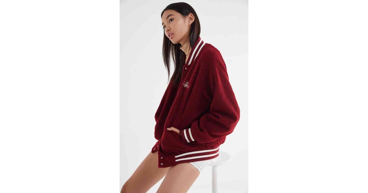 Stussy Micah Varsity Jacket 18 Soft and Furry Jackets That Will