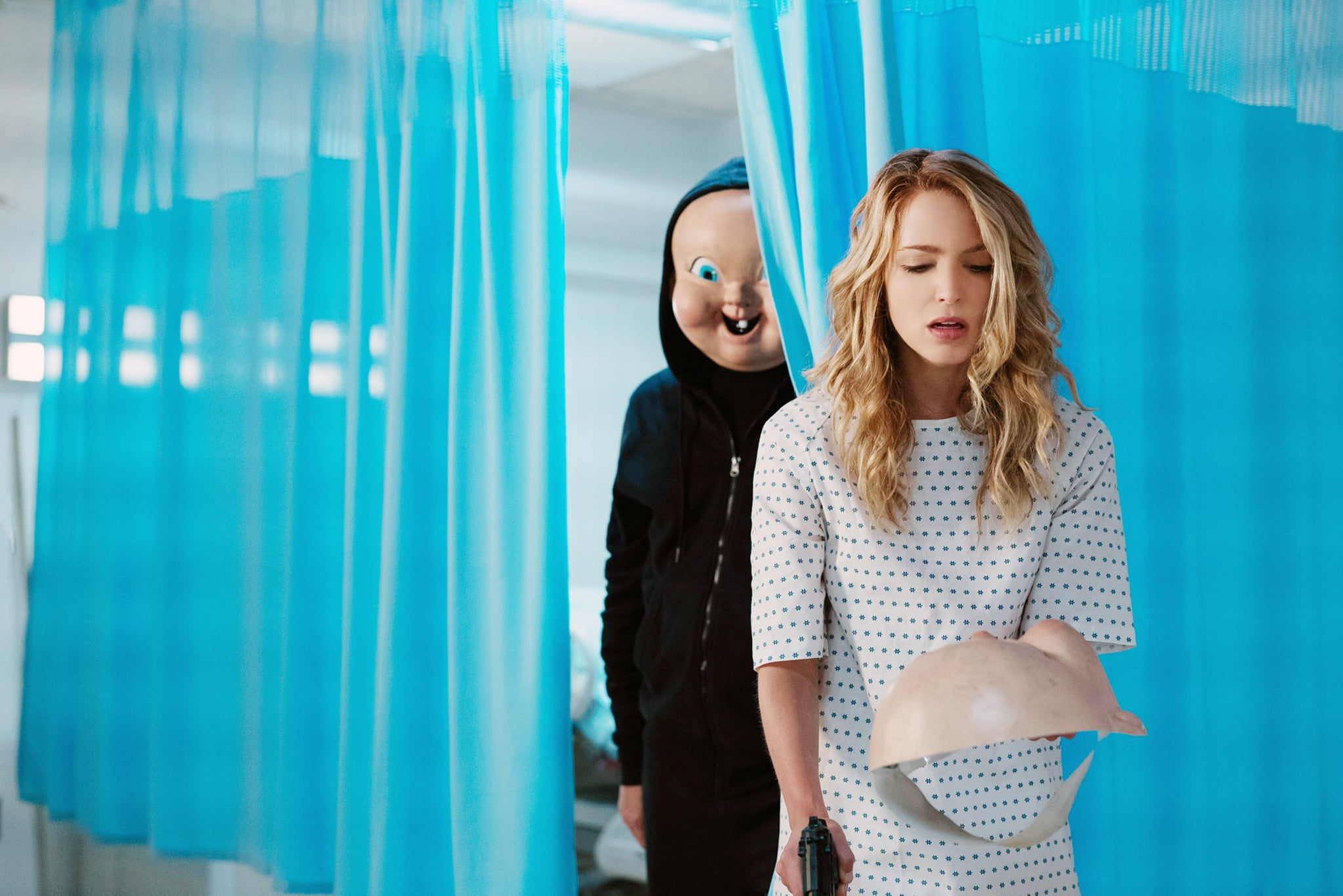 HAPPY DEATH DAY 2U, (aka HAPPY DEATH DAY TO YOU), from left: 'Babyface', Jessica Rothe, 2019. ph: Michele K. Short /  Universal /Courtesy Everett Collection