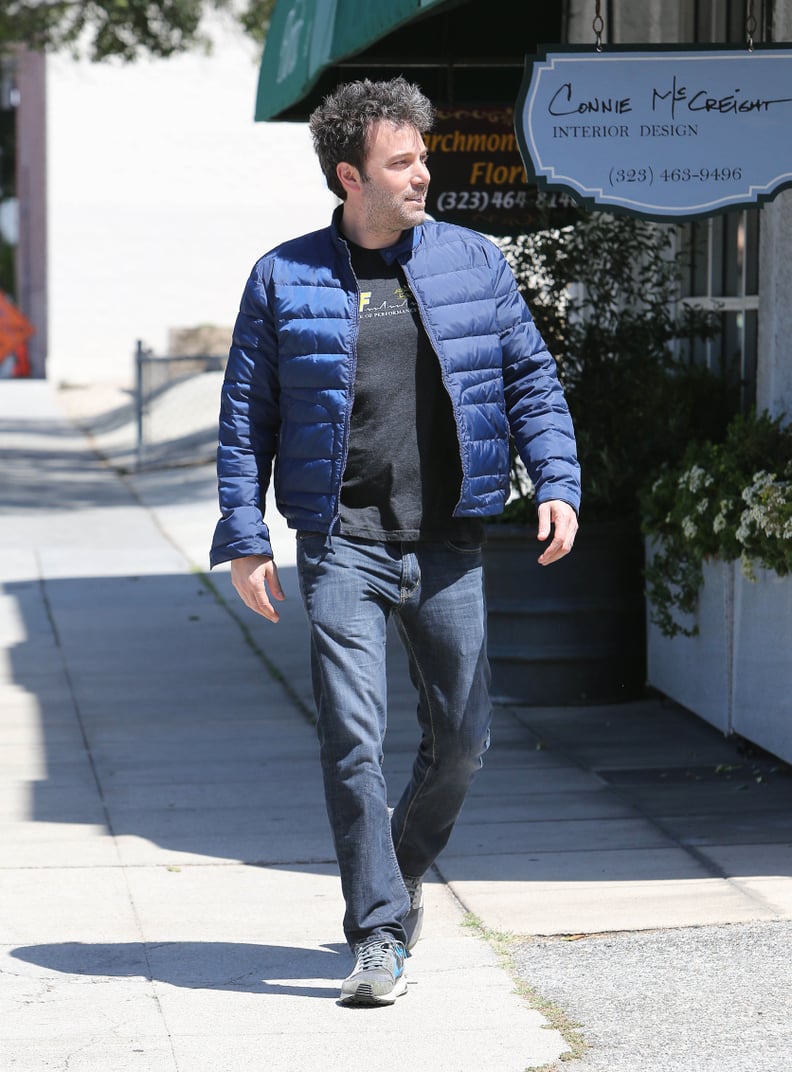 He Makes a Puffer Coat Look Totally Cool and Casual